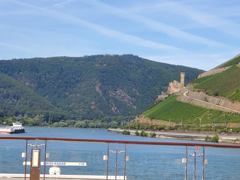Scenic cruising on the Rhine