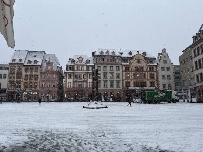 Snow in Mainz!