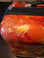 Damaged luggage