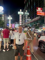 This is me in downtown Bangkok, Thailand.
