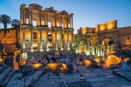 Dinner at ruins of Ephesus