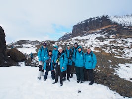 Our group on Snow Island