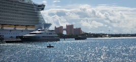 Port view of Atlantis in Nassau, Bahamas