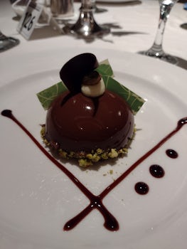 One of the fantastic desserts in the dining room 