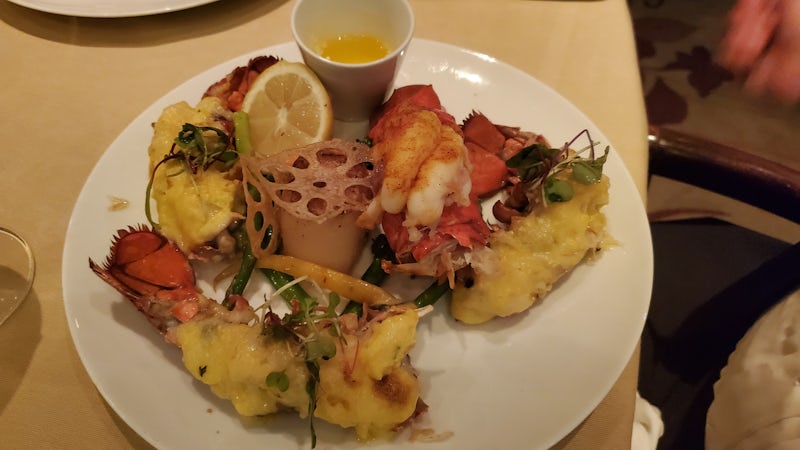 150 Central Park - Lobster Thermador AND lobster tail brought in from the main dining room!  Amazing service!