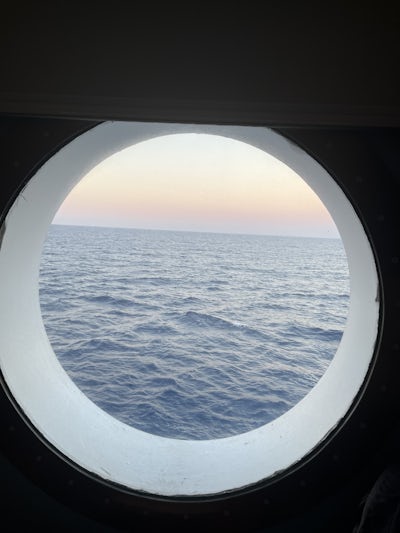 View from our porthole 