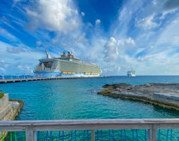 Allure docked at Coco Cay - July 2022