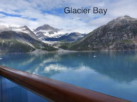 Glacier Bay from the balcony
patio