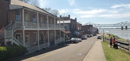Natchez "Under the Hill"--a long-ago red-light district.