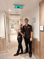 Yanti and Dany, my wonderful cabin stewards. Thanks for everything lovely people!