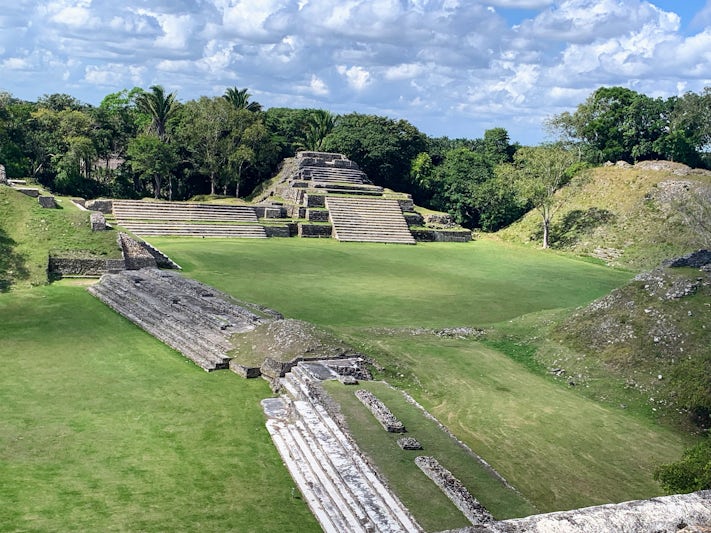 Mayan ruins in Belize City.