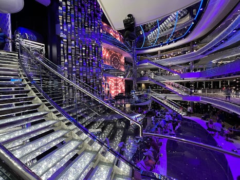 Atrium with Swarovski crystal steps