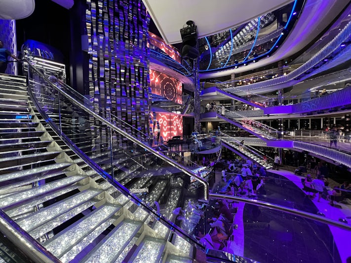 Atrium with Swarovski crystal steps