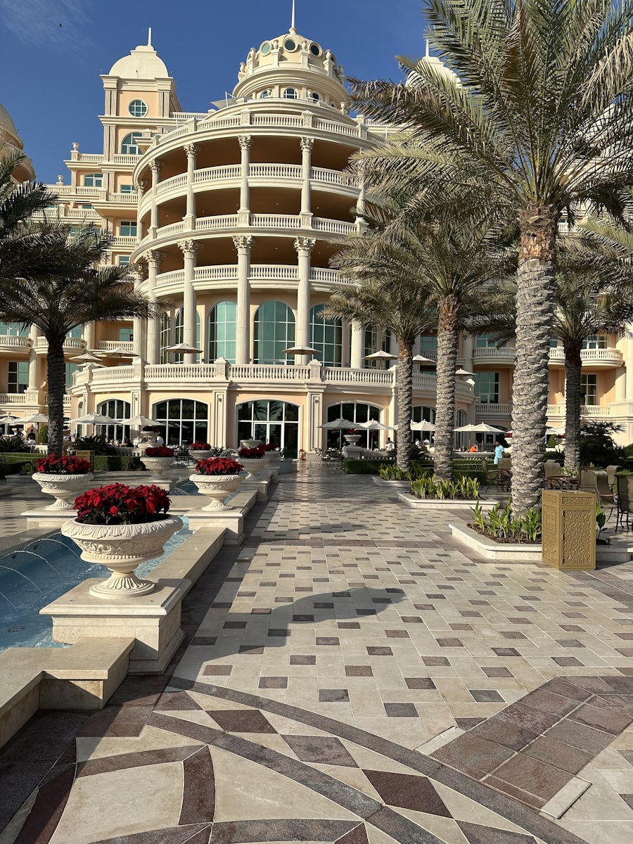 Raffles the Palm Dubai pre cruise