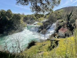 Kyrka Falls in Croatia. This was a great excursion. We wanted something different from our city tours.
