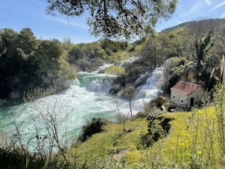 Kyrka Falls in Croatia. This was a great excursion. We wanted something different from our city tours.
