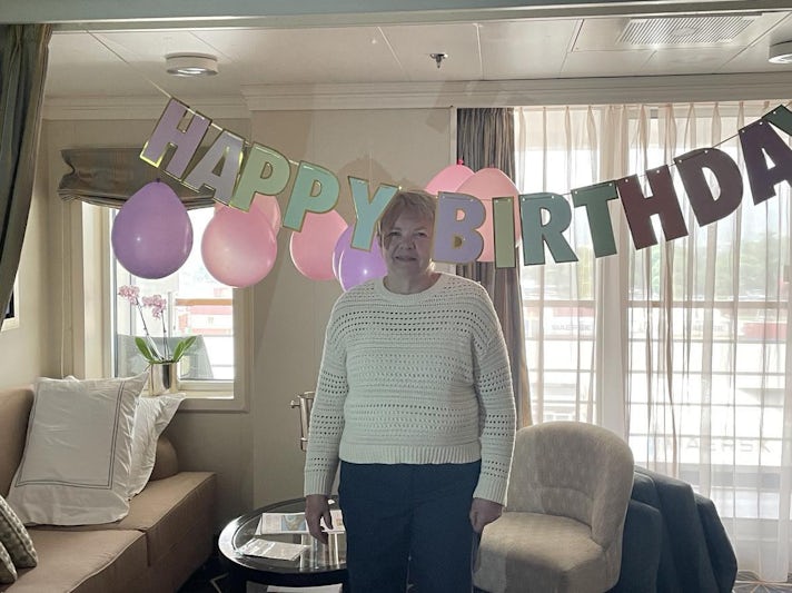 My sister celebrated her 71st Birthday on the ship - the cabin team helped make her day extremely memorable! We were all "over the moon" surprised! Never been on a Cruise line that went to this extent before!!! Well done Oceania!