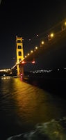 Golden Gate Bridge from aft suite