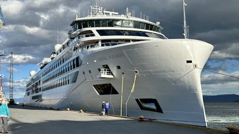 Viking Polaris docked at Ushuaia