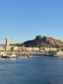 View of Alicante from balcony
