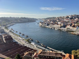 View in Porto.  Emerald Radiance is in the distance on the right