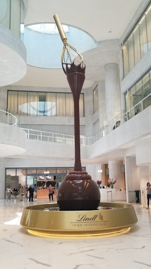 Lindt chocolate fountain