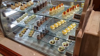 Desserts at the International Cafe
