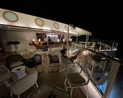 Bar at the back of the ship, great for a late night drink looking at the wake.