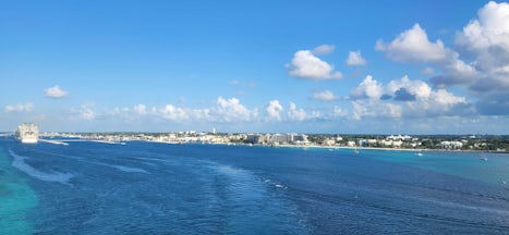 Leaving Nassau, Bahamas