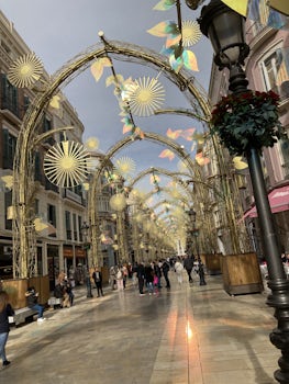 Malaga, Spain at Christmas