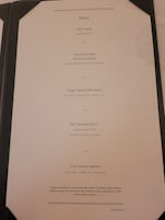 winemakers dinner menu